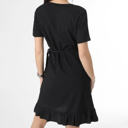 Vero Moda Robe Femme Haya Noir 6 Vero Moda Robe Femme Haya Noir – Image 4
